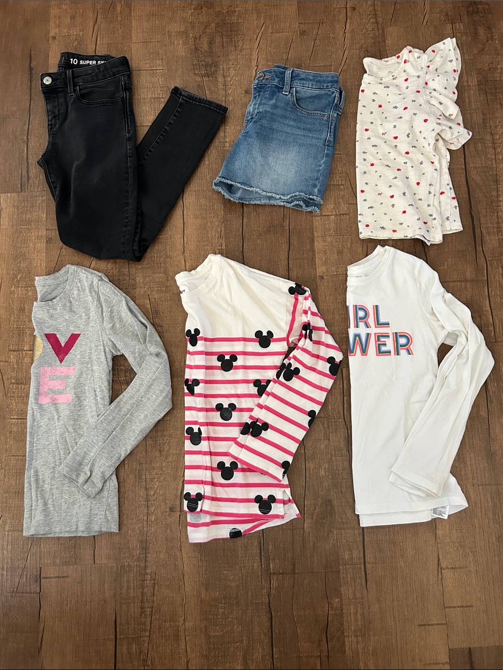 GAP Girls Bundle Pants Shorts Long Sleeve